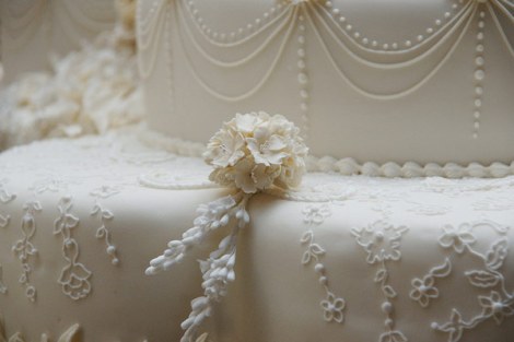 Bolo de casamento - bolo de casamento branco - Casamento real - Royal wedding - Kate e William