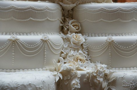 Bolo de casamento - bolo de casamento branco - Casamento real - Royal wedding - Kate e William
