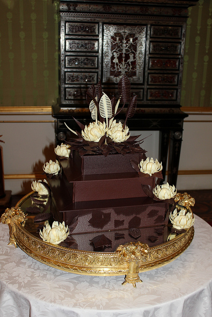 Bolo de casamento - bolo de casamento de chocolate - Casamento real - Royal wedding - Kate e William