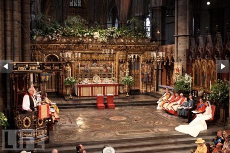 Decoração - Casamento - Kate e William - Catherine e William - Westminster Abbey - Abadia de Westminster - Royal wedding